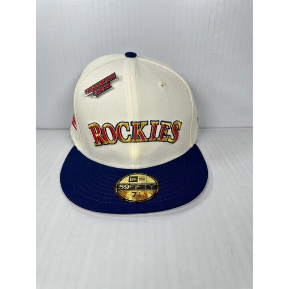 Size 7 1/2 New Era Colorado Rockies Big League Chew Original 59FIFTY Fitted Hat